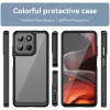 Coque arrière Phonesta Acrylic Hybrid pour Motorola Moto G17/G17 Power/G15/G15 Power - Noir 1
