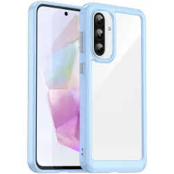 Coque arrière Phonesta Acrylic Hybrid pour Samsung Galaxy A36/A56 - Bleu
