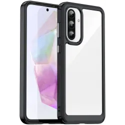 Coque arrière Phonesta Acrylic Hybrid pour Samsung Galaxy A36/A56 - Noir