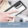 Coque arrière Phonesta Acrylic Hybrid pour Samsung Galaxy A36/A56 - Noir 3