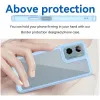 Coque arrière Phonesta Acrylic Hybrid pour Motorola Moto G05 / Moto E15 - Bleu 4