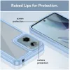 Coque arrière Phonesta Acrylic Hybrid pour Motorola Moto G05 / Moto E15 - Bleu 6