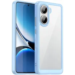 Coque arrière Phonesta Acrylic Hybrid pour Xiaomi Poco X7 Pro - Bleu