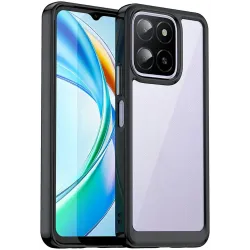 Coque arrière Phonesta Acrylic Hybrid pour HONOR X6a/X6b - Noir