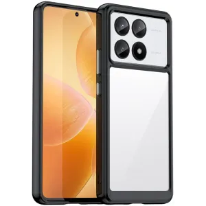 Coque arrière Phonesta Acrylic Hybrid pour Xiaomi Poco X6 Pro - Noir