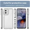 Coque arrière Phonesta Acrylic Hybrid pour Motorola Moto G55 - Transparent 2