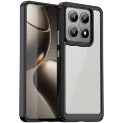 Coque arrière Phonesta Acrylic Hybrid pour Xiaomi 14T/14T Pro - Noir