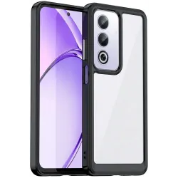 Coque arrière Phonesta Acrylic Hybrid pour Oppo A80 - Noir