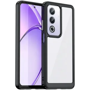 Coque arrière Phonesta Acrylic Hybrid pour Oppo A80 - Noir