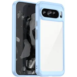Coque arrière Phonesta Acrylic Hybrid pour Google Pixel 9 Pro XL - Bleu