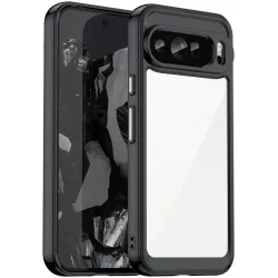 Coque arrière Phonesta Acrylic Hybrid pour Google Pixel 9 Pro XL - Noir