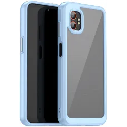 Coque arrière Phonesta Acrylic Hybrid pour Samsung Galaxy Xcover 7 Pro - Bleu