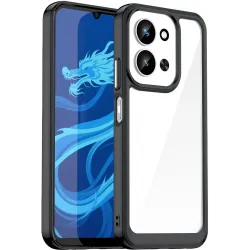 Coque arrière Phonesta Acrylic Hybrid pour Xiaomi Redmi 15C / Xiaomi Poco C85 - Noir