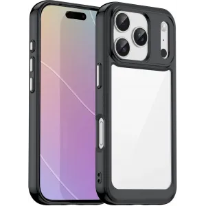 Coque arrière Phonesta Acrylic Hybrid pour Apple iPhone 17 Pro - Noir
