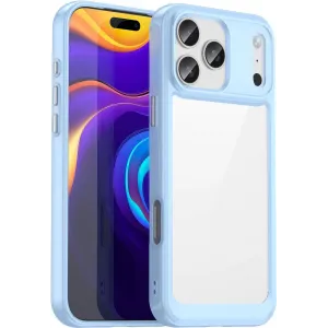Coque arrière Phonesta Acrylic Hybrid pour Apple iPhone 17 Pro Max - Bleu