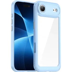 Coque arrière Phonesta Acrylic Hybrid pour Apple iPhone Air - Bleu