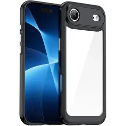Coque arrière Phonesta Acrylic Hybrid pour Apple iPhone Air - Noir