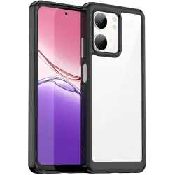 Coque arrière Phonesta Acrylic Hybrid pour Oppo A5x - Noir