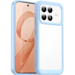 Coque arrière Phonesta Acrylic Hybrid pour Xiaomi Poco F8 Pro - Bleu