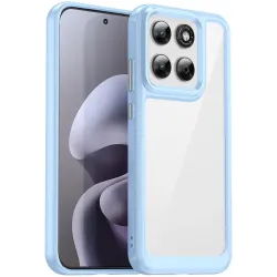 Coque arrière Phonesta Acrylic Hybrid pour Motorola Moto G67/G77 - Bleu