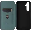 Coque portefeuille Phonesta Carbon Fiber Skin pour Samsung Galaxy S25 - Vert foncé 5