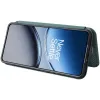 Coque portefeuille Phonesta Carbon Fiber Skin pour OnePlus Nord 4 - Vert foncé 3