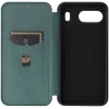 Coque portefeuille Phonesta Carbon Fiber Skin pour OnePlus Nord 4 - Vert foncé 5