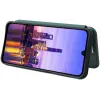 Coque portefeuille Phonesta Carbon Fiber Skin pour Samsung Galaxy A16 - Vert foncé 3