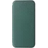 Coque portefeuille Phonesta Carbon Fiber Skin pour Samsung Galaxy A16 - Vert foncé 8