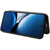 Coque portefeuille Phonesta Carbon Fiber Skin pour Xiaomi Poco X7 Pro - Noir 3