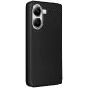 Coque portefeuille Phonesta Carbon Fiber Skin pour Xiaomi Poco X7 Pro - Noir 9