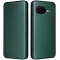 Coque portefeuille Phonesta Carbon Fiber Skin pour Google Pixel 9a - Vert foncé