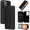 Coque portefeuille Phonesta Carbon Fiber Skin pour Realme 14x / C75 - Noir 7