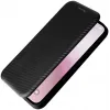 Coque portefeuille Phonesta Carbon Fiber Skin pour Apple iPhone 17e/16e - Noir 5