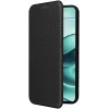 Coque portefeuille Phonesta Carbon Fiber Skin pour Xiaomi Redmi Note 14 4G - Noir 2