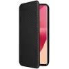 Coque portefeuille Phonesta Carbon Fiber Skin pour Motorola Edge 50 Fusion - Noir 6