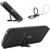 Coque portefeuille Phonesta Carbon Fiber Skin pour Motorola Edge 50 Ultra - Noir 5