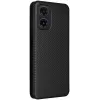 Coque portefeuille Phonesta Carbon Fiber Skin pour Motorola Moto G35 - Noir 9