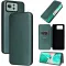 Coque portefeuille Phonesta Carbon Fiber Skin pour Asus Zenfone 12 Ultra - Vert foncé