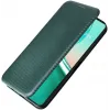 Coque portefeuille Phonesta Carbon Fiber Skin pour Asus Zenfone 12 Ultra - Vert foncé 6