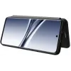 Coque portefeuille Phonesta Carbon Fiber Skin pour Xiaomi Redmi Note 15 4G/5G / Xiaomi Poco M8 - Noir 4