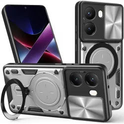 Coque arrière Phonesta CamLock pour Xiaomi Poco X7 Pro - Argent