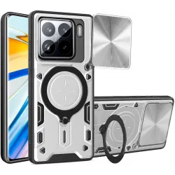Coque arrière Phonesta CamLock pour Xiaomi 15 - Argent