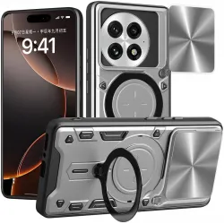 Coque arrière Phonesta CamLock pour OnePlus 13R - Argent