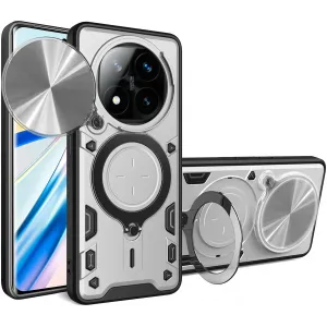 Coque arrière Phonesta CamLock pour Xiaomi Redmi Note 14 Pro Plus - Argent