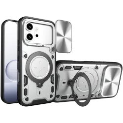 Coque arrière Phonesta CamLock pour HONOR 600/600 Pro - Argent