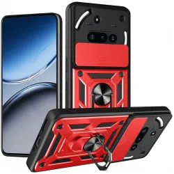 Coque arrière Phonesta CamShield pour Nothing Phone (3a) - Rouge