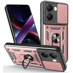 Coque arrière Phonesta CamShield pour Xiaomi Poco X7 Pro - Or rose
