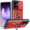 Coque arrière Phonesta CamShield pour Oppo Reno13 F 4G/5G / Reno13 FS 5G - Rouge