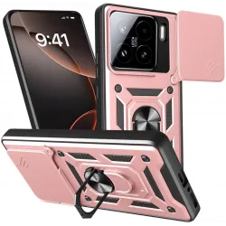 Coque arrière Phonesta CamShield pour Xiaomi 15 - Or rose
